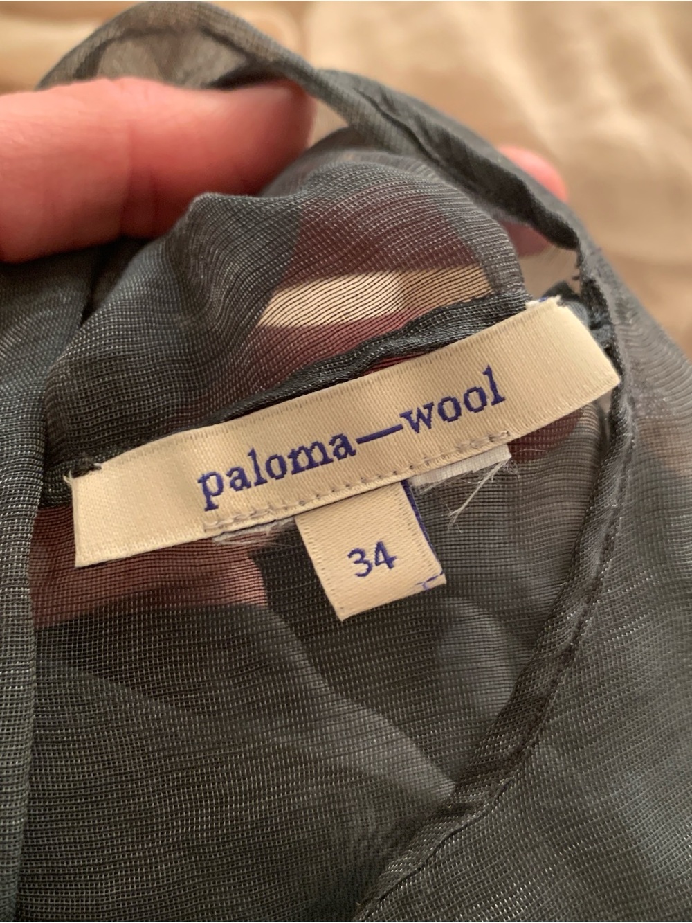 Paloma Wool SS25 sheer funnel neck dress - Picture 2 of 4